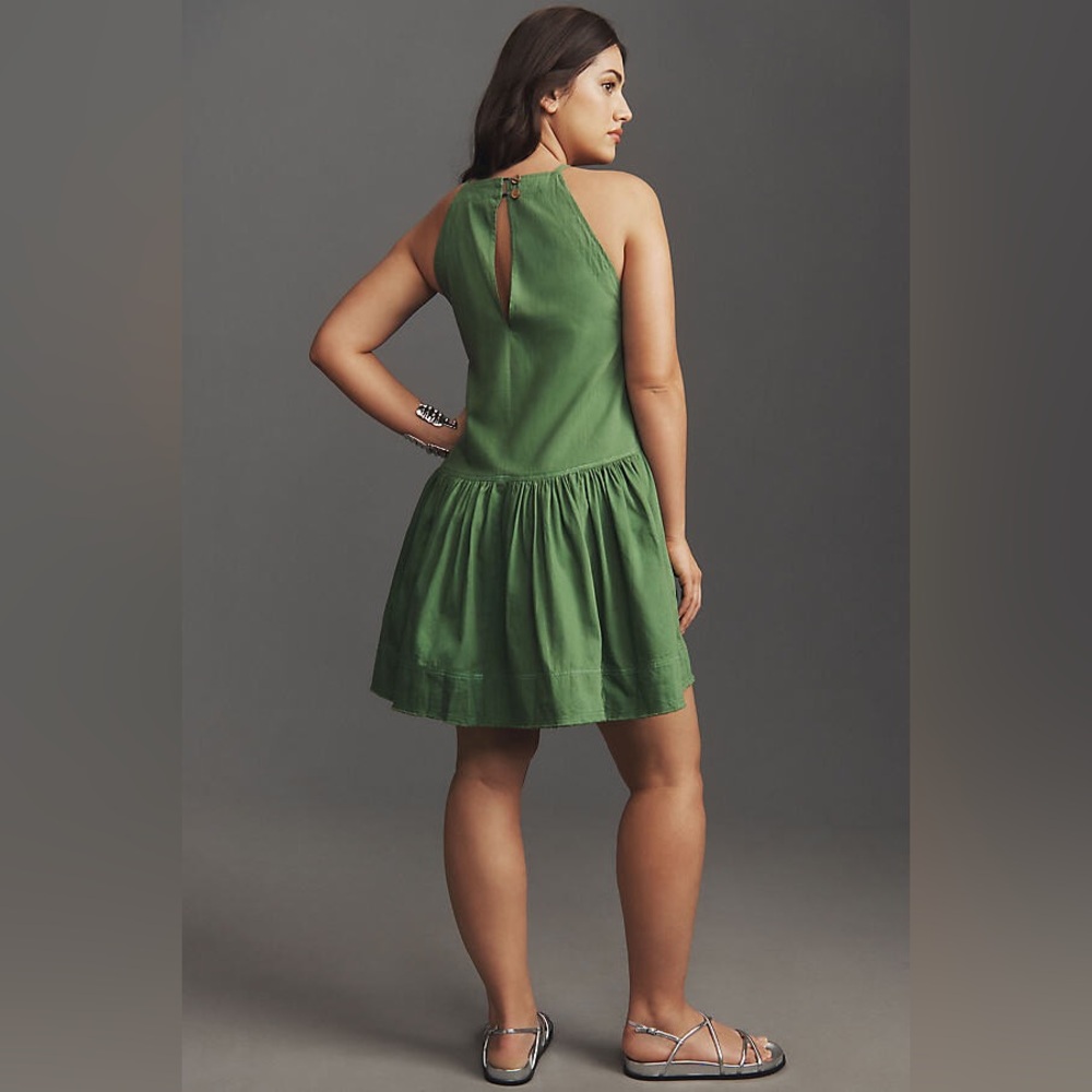NWT Anthropologie Dress Women’s Pilcro The Kyla Flounce Mini Dress Large